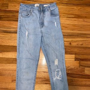 cotton on high waisted jeans